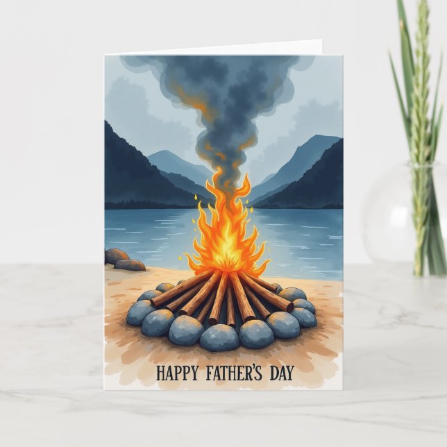 Smoky Mountains Fathers Day Card (Front)