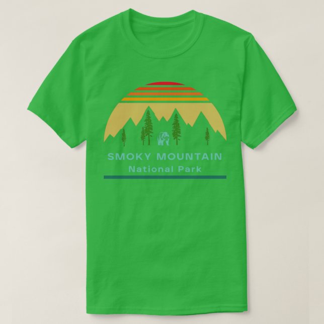 smoky mountains National Park Long T-Shirt (Design Front)