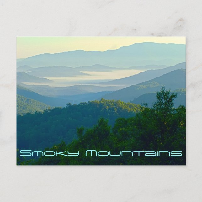 Smoky Mountains Postcard (Front)