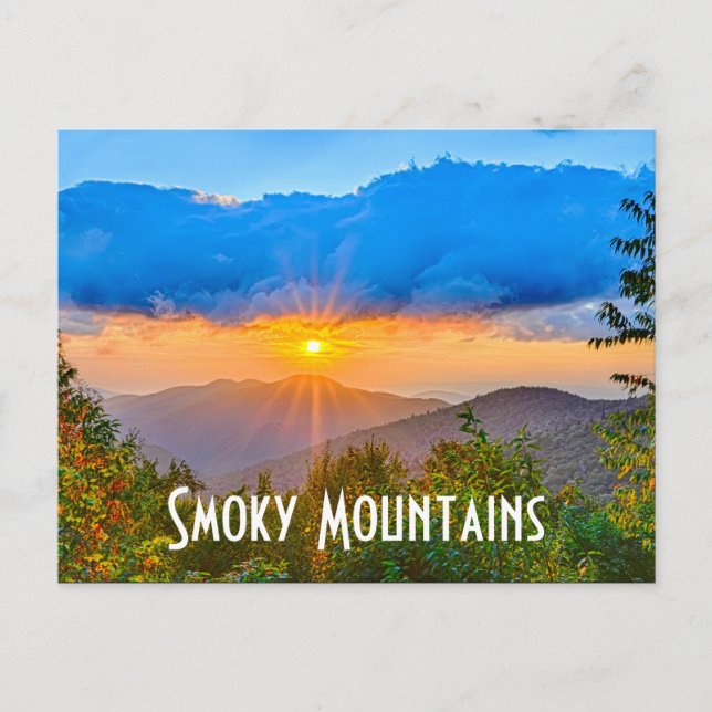 Smoky Mountains Postcard (Front)