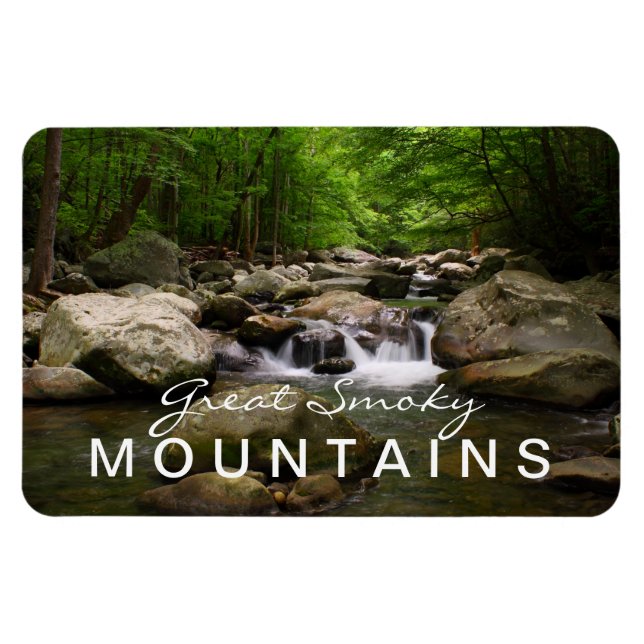 Smoky Mountains River Flexible  Magnet (Horizontal)