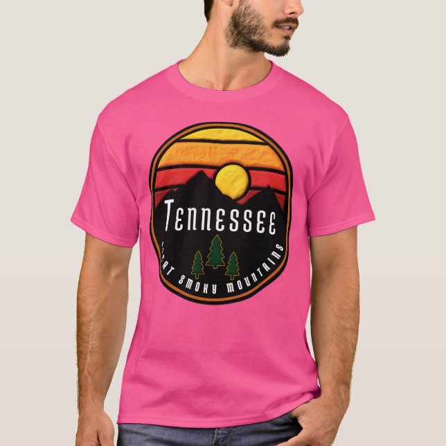 Smoky Mountains Tennessee Active T-Shirt (Front)