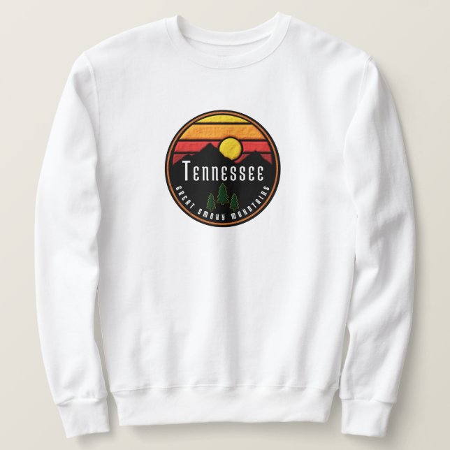Smoky Mountains Tennessee  Sweatshirt (Design Front)
