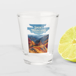 Smoky Mountains USA Shot Glass
