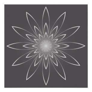 smoky quartz clock poster