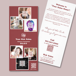 Smoky Topaz Hair Salon #ShopLocal  Rack Card