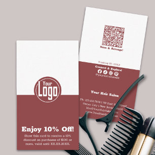 Smoky Topaz & White Hair Salon Enjoy 10% Off! Discount Card