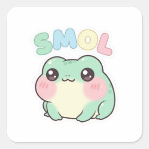 Smol Frog Sticker Cute Baby Frog Kawaii Aesthetic 
