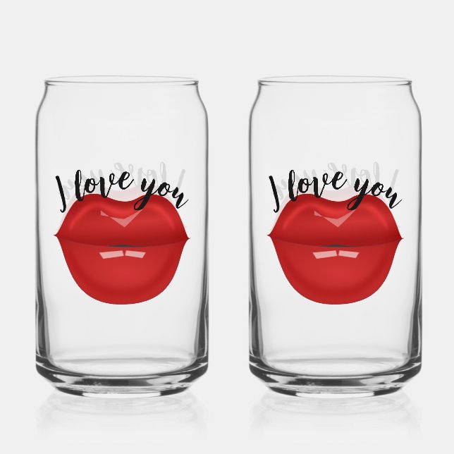smooch can glass (Front)