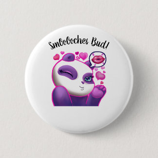 SMOOCH ME 6 CM ROUND BADGE