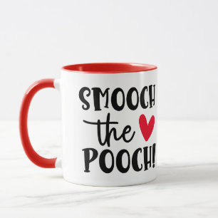 Smooch the pooch Valentine ... Tibetan Terrier Mug
