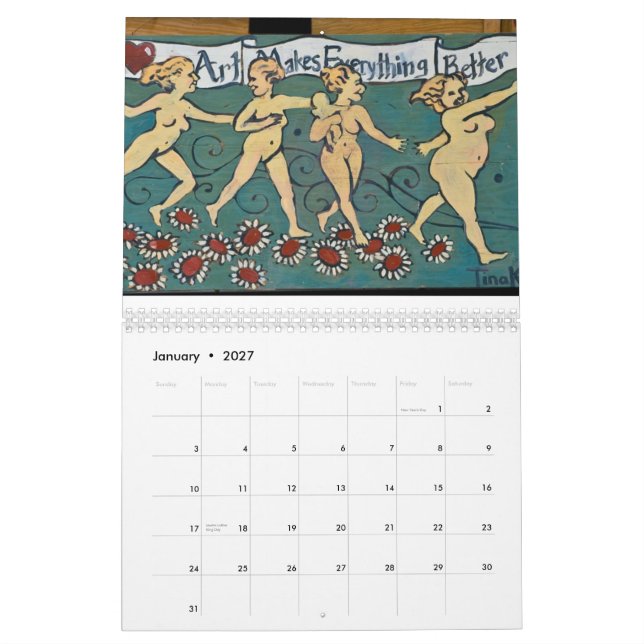 Smoocherz Designs Calendar (Jan 2027)