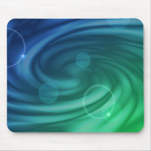 Smooth Blue And Green Colour Mix  Vortex Mouse Pad