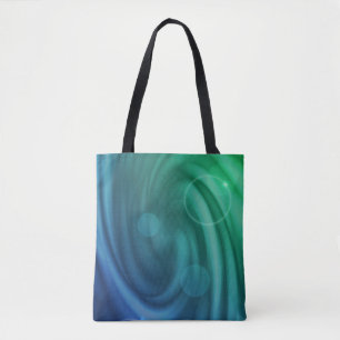 Smooth Blue And Green Colour Mix  Vortex Tote Bag
