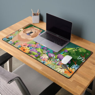 SMOOTH CHOW CHOW Desk Mat
