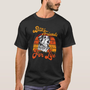 Smooth Collie Best Friend For Life Vintage Retro T-Shirt