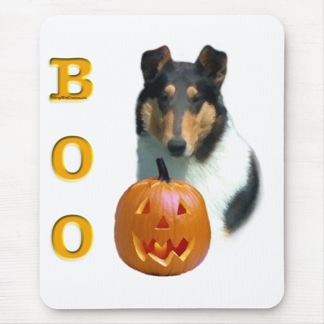 Smooth Collie Boo  Mouse Pad (Front)