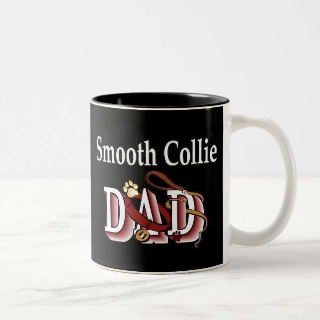Smooth Collie Dad Mug (Right)
