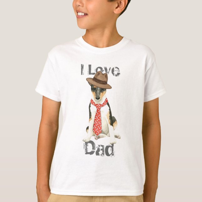 Smooth Collie Dad T-Shirt (Front)