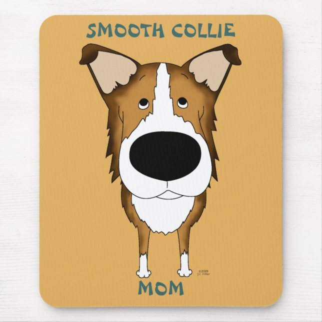 Smooth Collie Mum Mousepad (Front)