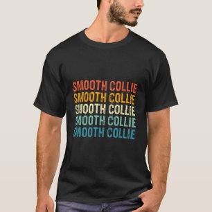 Smooth Collie Retro Vintage T-Shirt