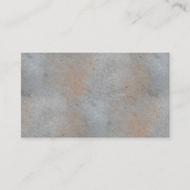 Smooth Concrete Cement With Clay Image Business Card (Front)