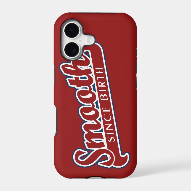 SMOOTH custom iPhone case (Back)