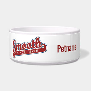 SMOOTH custom pet bowls