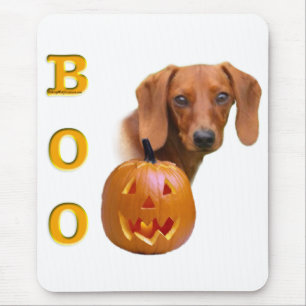Smooth Dachshund Boo Mouse Pad