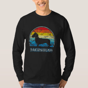 Smooth Dachshund Vintage Design Dog T-Shirt