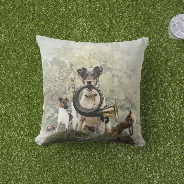 Smooth Fox Terrier   Cushion (Grass)