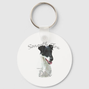 Smooth Fox Terrier Dad 2 Key Ring
