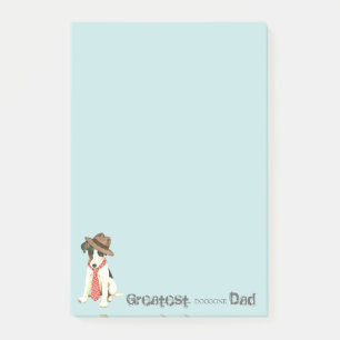 Smooth Fox Terrier Dad Post-it Notes
