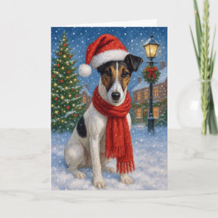 Smooth Fox Terrier Holiday  Card