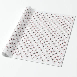Smooth Fox Terrier Santa Paws Wrapping Paper