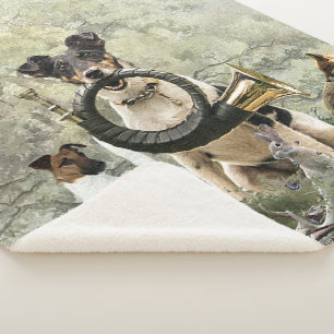Smooth Fox Terrier Sherpa Blanket