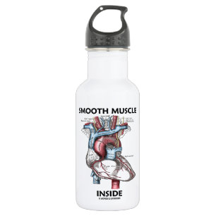 Smooth Muscle Inside (Grey's Anatomy Heart) 532 Ml Water Bottle