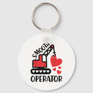 Smooth Operator Truck Valentine  Key Ring