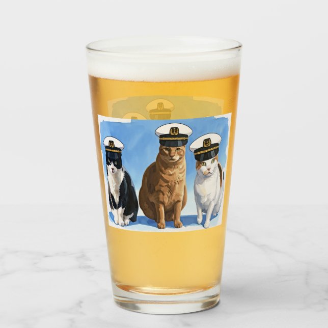Smooth Paws Sailing Glass (Front Filled)