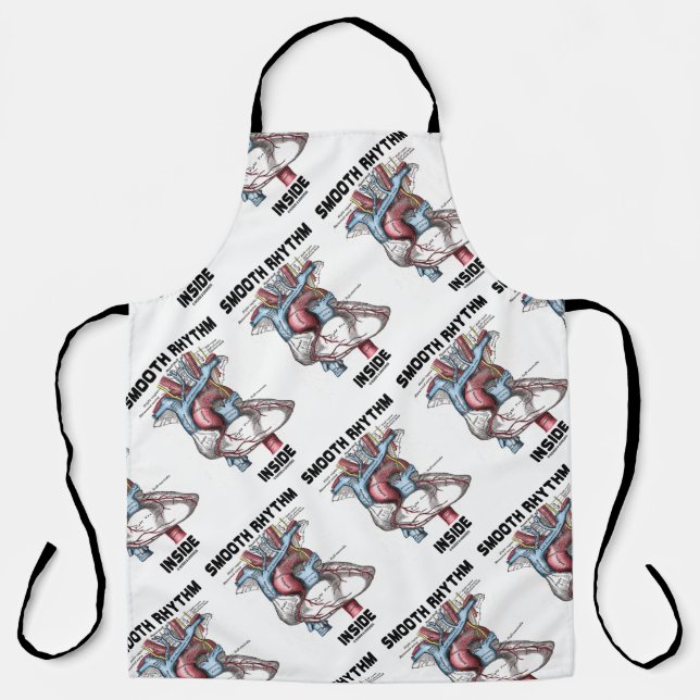 Smooth Rhythm Inside Medical Anatomical Heart Apron (Front)