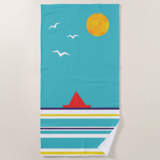 Smooth Sailing Beach Towel
