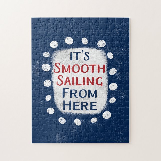 Smooth Sailing From Here Jigsaw Puzzle (Vertical)