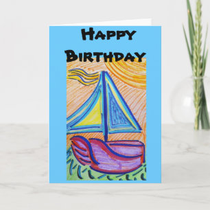 Smooth Sailing Happy Birthday Card