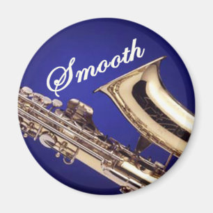 Smooth Saxophone Magnet