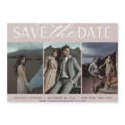 Smooth Script | 3 Photo Save the Date Magnet