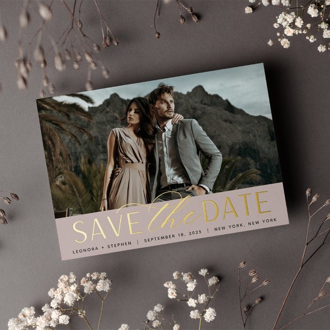 Smooth Script | Single Photo Save the Date (Creator Uploaded)