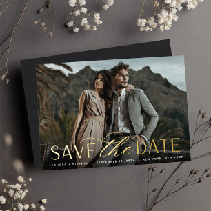 Smooth Script   Single Photo Save the Date