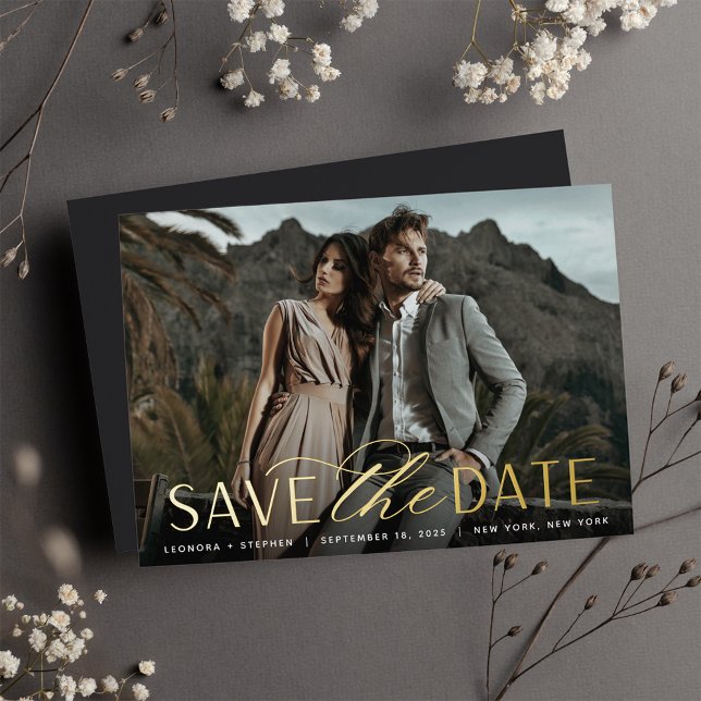 Smooth Script | Single Photo Save the Date (Creator Uploaded)