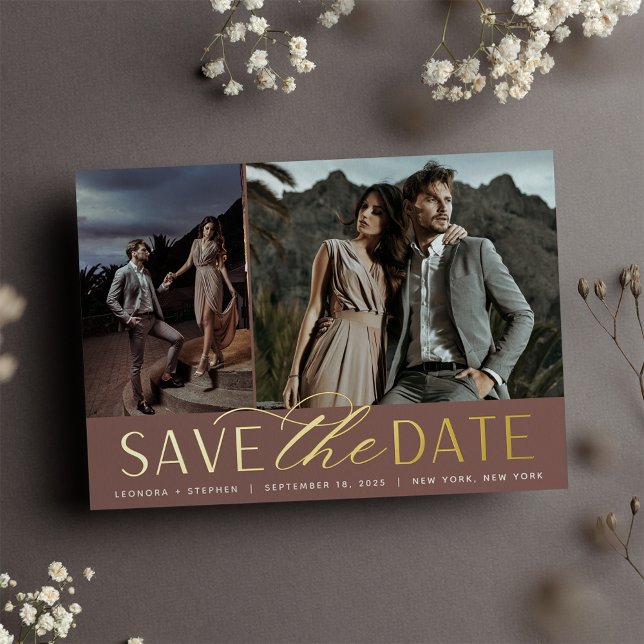 Smooth Script | Two Photo Save the Date (Creator Uploaded)