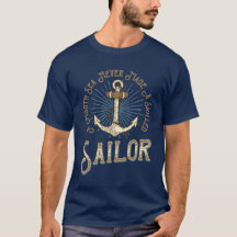 Smooth Sea Never Made A Sailor Nautical Anchor